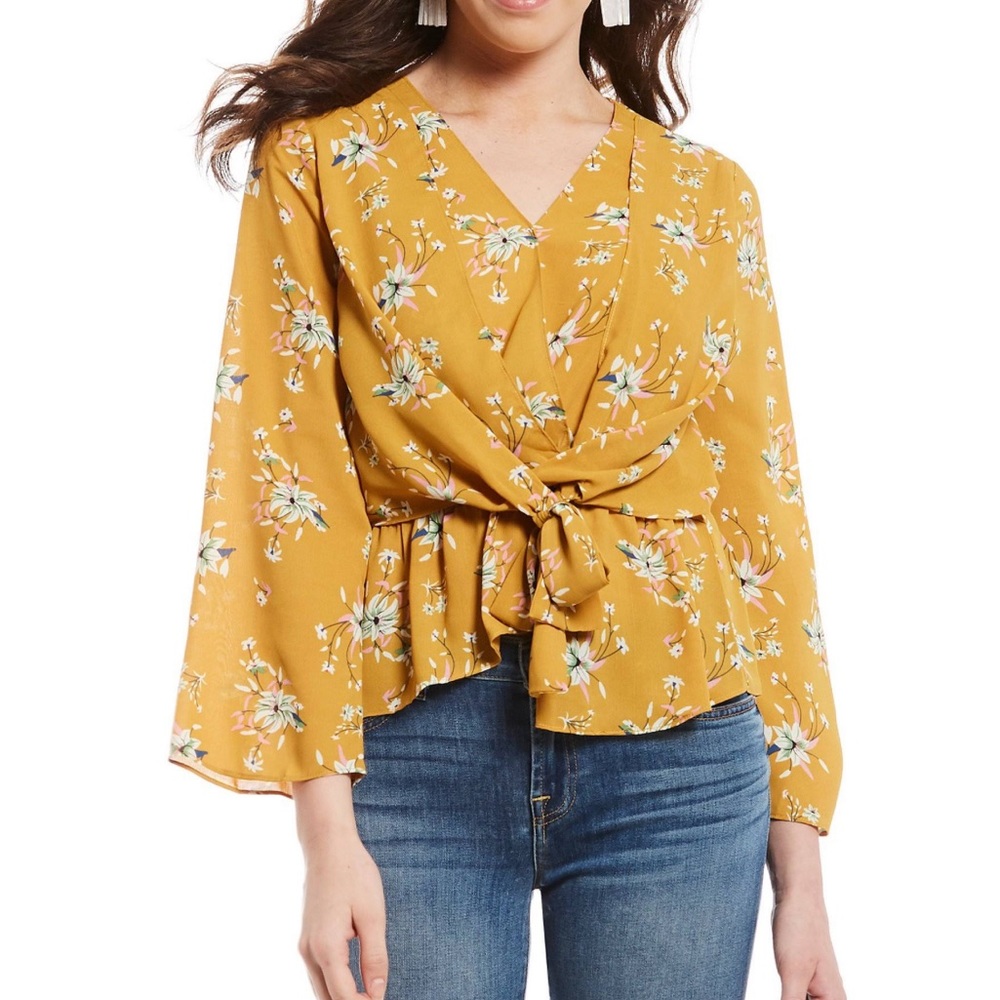 Skies are Blue, Yellow Blouse